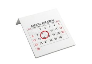 calendario com carimbo medico e documentos oficiais