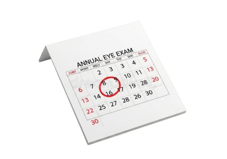 calendario com carimbo medico e documentos oficiais