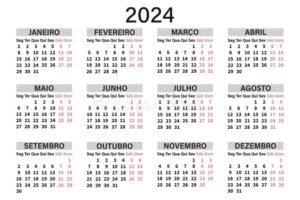 calendario com marcacao em dias e serasa