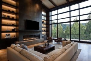 casa moderna com dispositivos alexa integrados