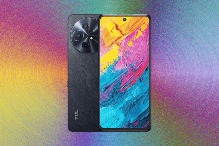 celular com tela exibindo opcoes de cores