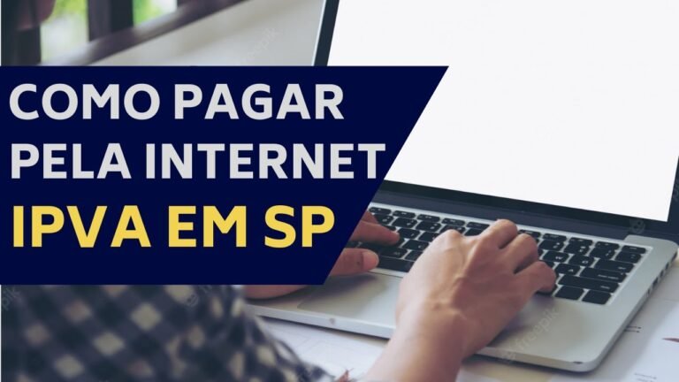 Como Saber Se Meu IPVA Está Pago Pela Consulta Online Oficial 2 computador com site oficial ipva aberto