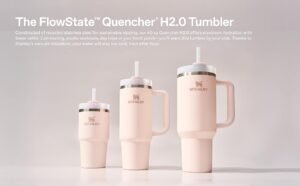 copo stanley em varias capacidades lado a lado