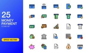 logo de bancos digitais com icones de pagamento pix