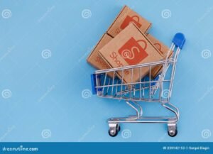 logotipo shopee com loja online vibrante aberta