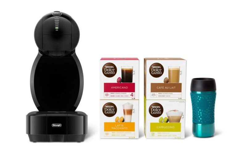maquina dolce gusto com capsulas coloridas