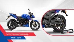 moto com correntes e documentos financeiros