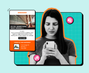 pessoa insatisfeita com compra online atrasada