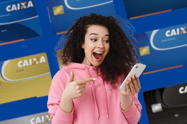 Como Conseguir Empréstimo Com Nome Sujo Na Caixa Econômica Federal 2 pessoa sorrindo segurando cartao caixa economica federal