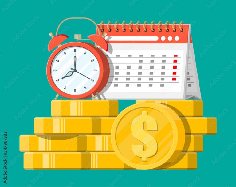 Quem Declarou Imposto em Abril Recebe Restituição Em Quanto Tempo 2 relogio e moeda sobre calendario financeiro