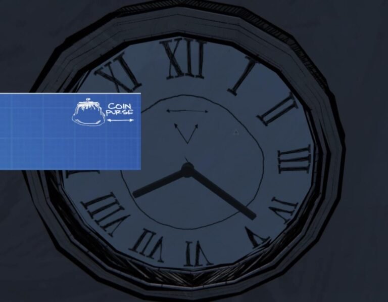 relogio marcando hora noturna com moeda