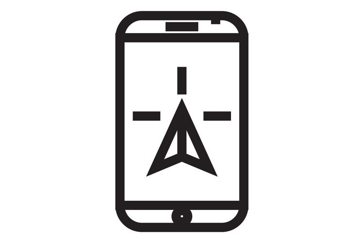 smartphone com icone da play store aberto