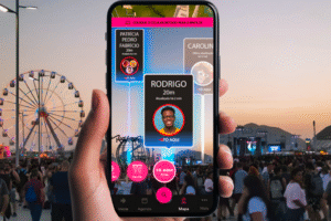 smartphone mostrando aplicativo da tim brasil