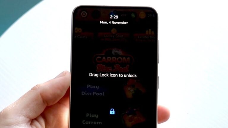 smartphone samsung com cadeado digital na tela
