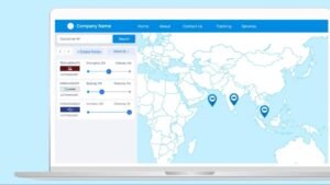 tela de computador mostrando rastreamento de pacote online