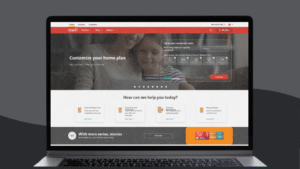 tela inicial do site claro brasil em computador